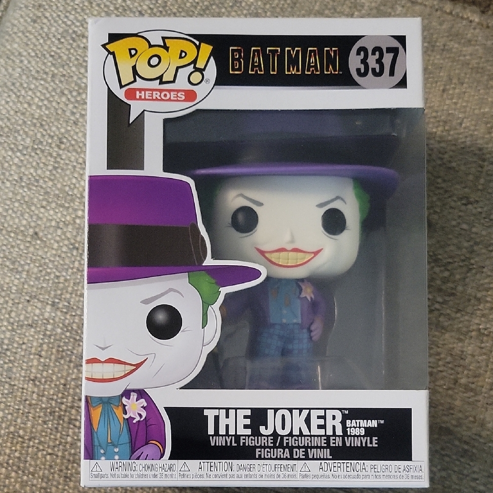 Funko Pop The Joker Vinyl Figure with Purple and Green Accents